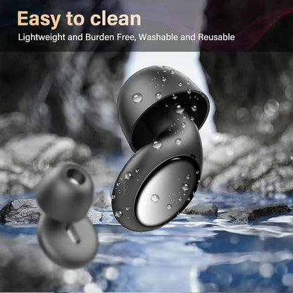 🌙 Quiet Your World – 32dB Reusable Silicone Earplugs for Peaceful Sleep, Enhanced Focus & Everyday Noise Relief! 📚✨