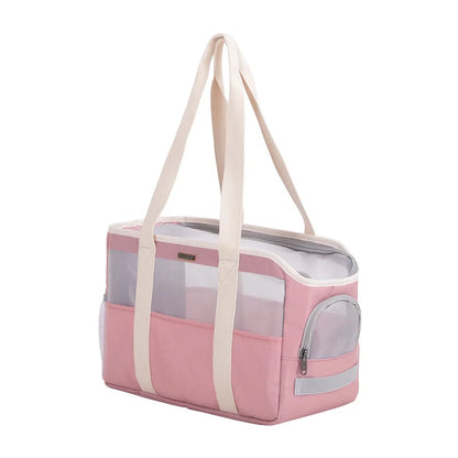 Dog Carrier Bag Soft Side Backpack Cat Pet Carriers Dog Travel Bags Airline Approved Transport for Small Dogs Cats Outgoing
