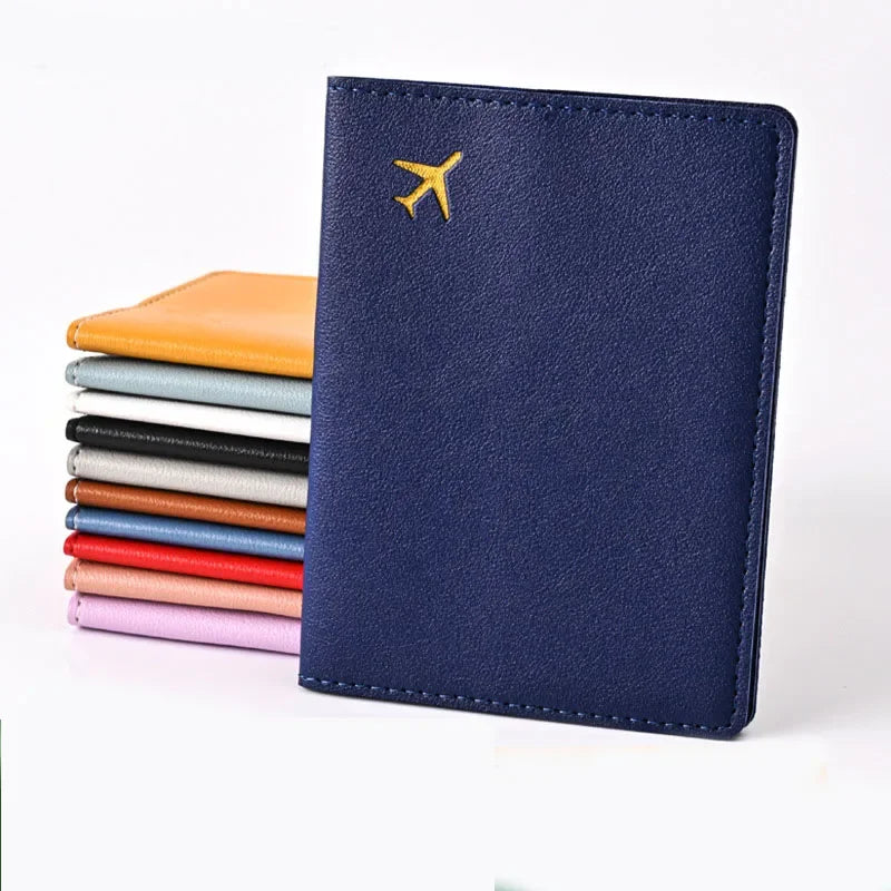 Multifunctional PU Leather Passport Wallet – Stylish & Secure Travel Organizer for Men & Women!