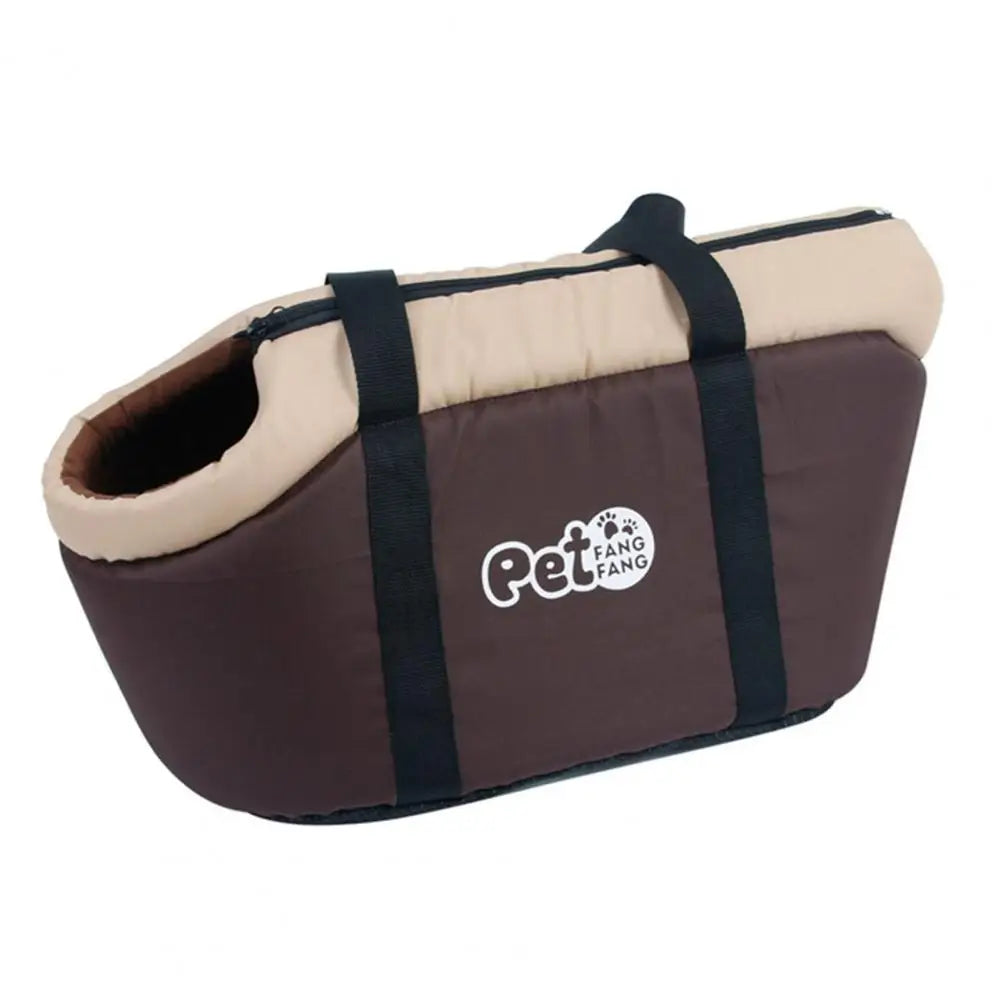 Soft-Sided Pet Carrier Bag – Breathable Travel Tote with Adjustable Straps & Interior Pad for Cats & Small Pets