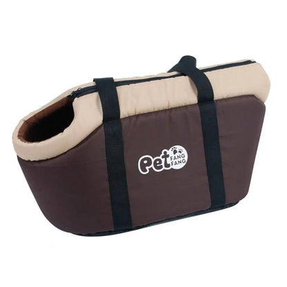 Soft-Sided Pet Carrier Bag – Breathable Travel Tote with Adjustable Straps & Interior Pad for Cats & Small Pets