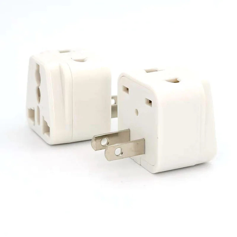 Universal Japan America 2 in 1 EU UK AU to US Travel Adapter Plug Type A/B Canada Thailand Electric Power Charger Convert Plug