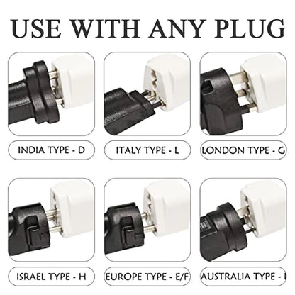 Universal CN US UK EU to AU Plug Adapter - 2 in 1 Australia Converter Socket