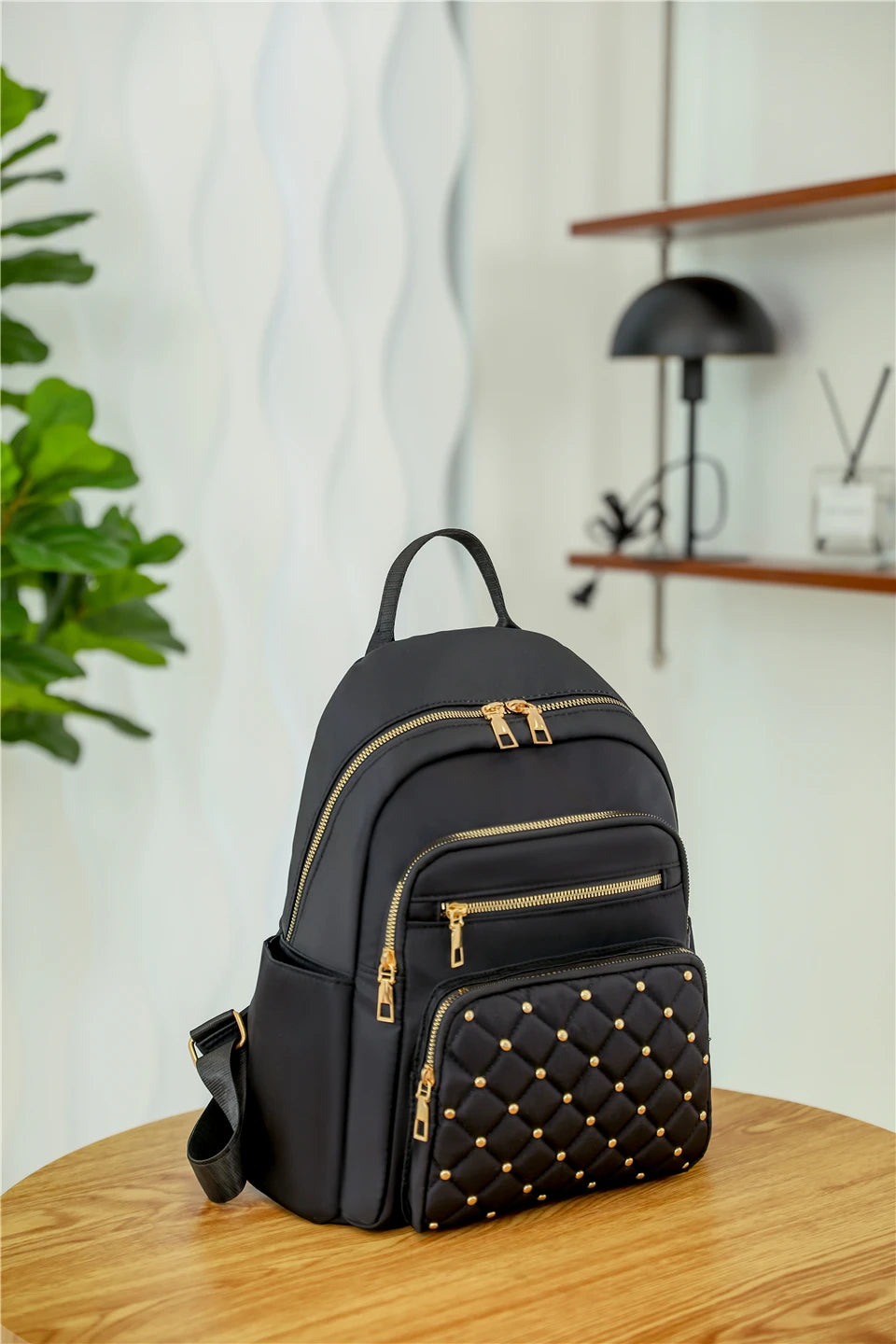Fashion Nylon Backpack for Women – High-Quality Large Travel and School Bag for Teenage Girls