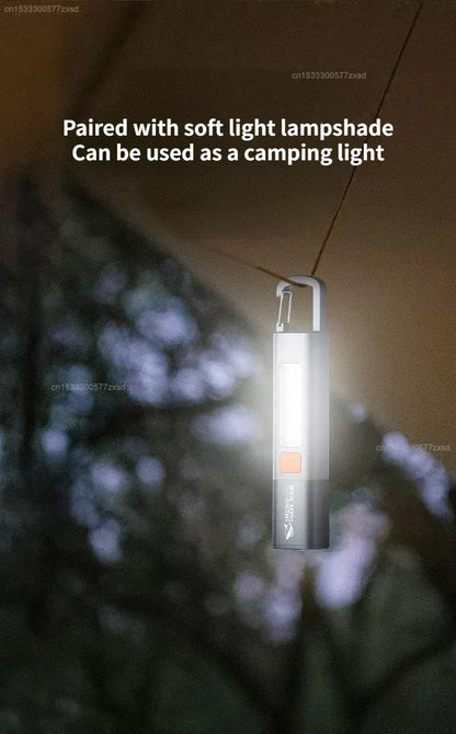 Xiaomi Outdoor Flashlight – Portable Strong Light with Variable Focus, Floodlight Side Lights & Long Range Rechargeable Flashlight