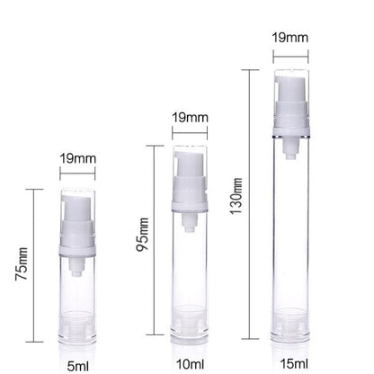 Portable Vacuum Refillable Bottle – 5ML/10ML/15ML for Foundation & Skincare ✨