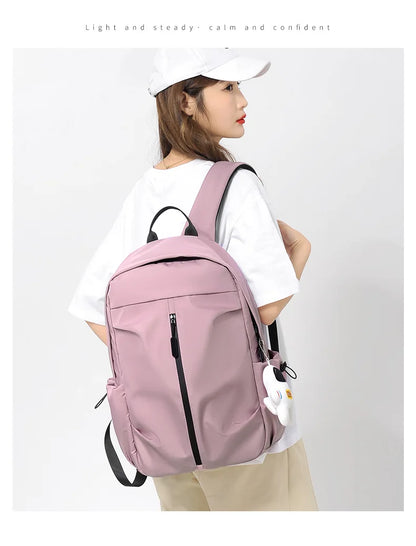Fashion 35L High Capacity Waterproof Backpack – Trendy Laptop School Travel Bag for Men and Women