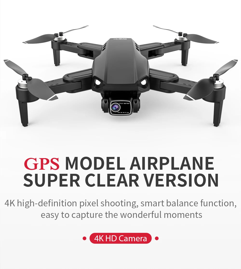 L900 PRO SE GPS Drone – 4K Dual Camera, 5G WiFi FPV, Brushless Motor, Foldable Quadcopter