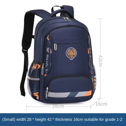 Waterproof Orthopedic School Backpack – Durable & Comfortable Book Bag for Boys & Primary Students!