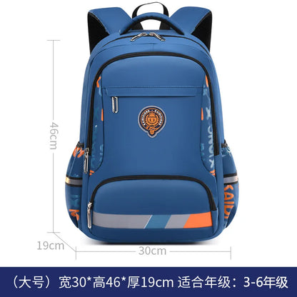 Waterproof Orthopedic School Backpack – Durable & Comfortable Book Bag for Boys & Primary Students!