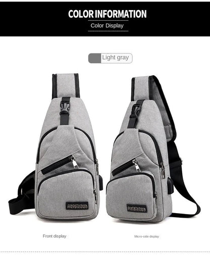 Fashion Casual Crossbody Bag Small Men's Shoulder Bag Men Diagonal Backpack Messenger Phone Bag Boy Fanny Chest Pack New