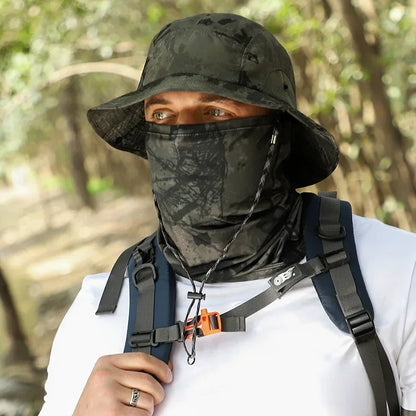 XXL Big Head Bucket Hat – Lightweight Quick-Dry Sun Hat for Outdoor & Fishing (60-65cm)