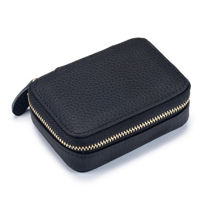 Luxury Mini Lipstick Case with Mirror – Elegant Travel Makeup Bag & Multi-Use Organizer