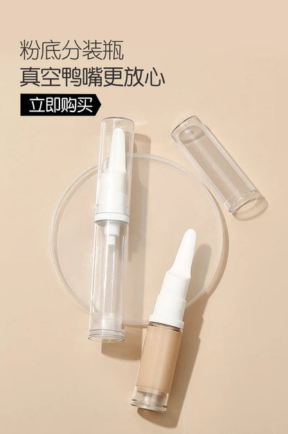 Portable Vacuum Refillable Bottle – 5ML/10ML/15ML for Foundation & Skincare ✨