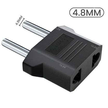 Elough US to EU Plug Adapter – Power Travel Converter for American, China, KR to Europe (1-20pcs)