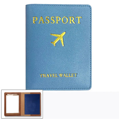 Multifunctional PU Leather Passport Wallet – Stylish & Secure Travel Organizer for Men & Women!