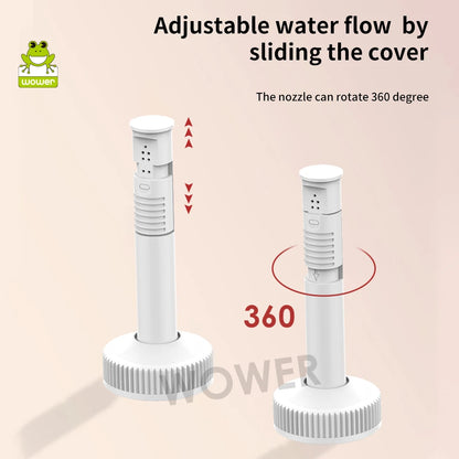 🚿 WOWER 300mL Portable Bidet – Adjustable 7-Hole Water Control for Ultimate Hygiene & Comfort! ✨💦