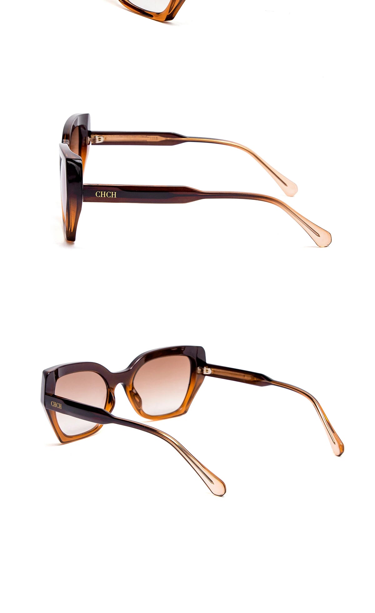CHCH Sunglasses New Large Frame Gradient Women's Toad Glasses Men's Outdoor Fashion Glasses Beach Glasses