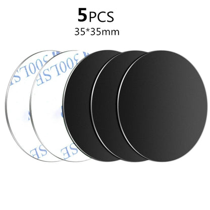 Metal Plate for Magnetic Phone Car Holder Universal Strong Adhesive Replacement Phone Plate Suitable for Phone Magnetic Mount