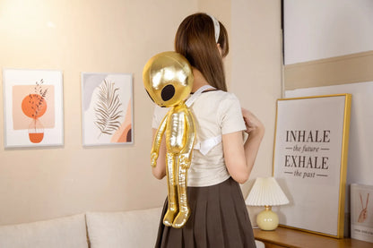 60cm Plush Alien Backpack – Soft & Adorable Extraterrestrial-Themed Bag, Perfect for Kids & Creative Gifts!
