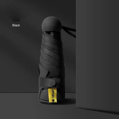 ☀️☔ Ultra-Light Mini Folding Travel Umbrella – Compact, Waterproof & Perfect for Sun & Rain! 🌦️✨