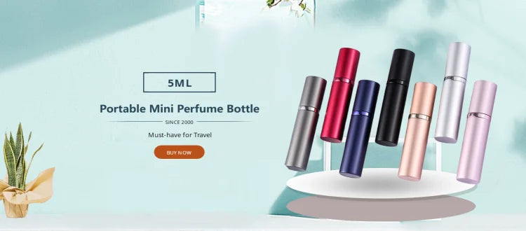 Portable Mini Refillable Perfume Spray Bottle – 5ML/8ML Travel-Friendly Atomizer