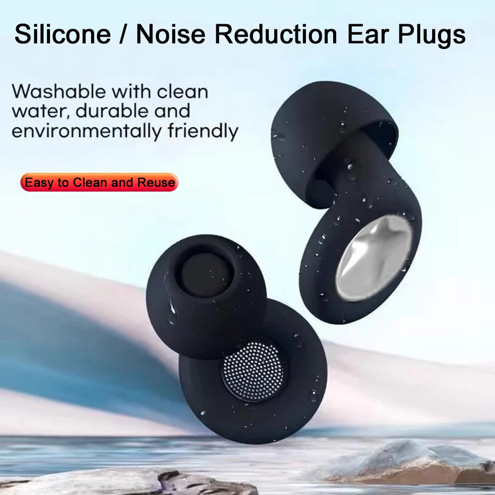 🌙 Silence the Noise, Sleep & Swim Peacefully – Ultra-Soft Silicone Earplugs for Powerful Noise Reduction & Waterproof Comfort! 🏊✨