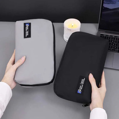 New Portable USB Cable Organizer Bag – Travel Storage Pouch for Earphones, Power Bank, Data Cables & Accessories
