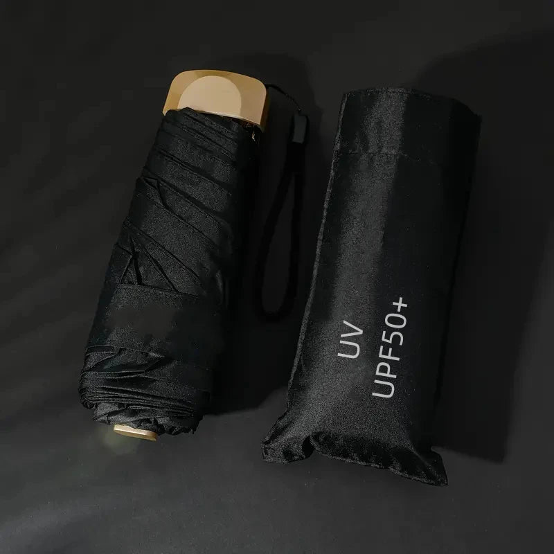 ☀️☔ Mini Pocket Folding Umbrella – Ultra-Light, UV Protective & Waterproof for Travel & Everyday Use! 🌦️✨