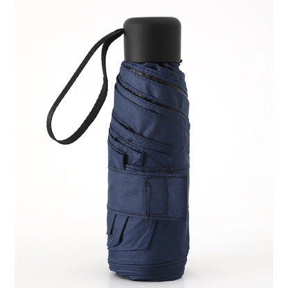 Ultralight Mini Pocket Women's Small Windproof Folding Umbrella Travel Compact Rain Men's Umbrella Sunscreen Umbrella Outdoor Um