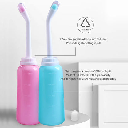 🚿 500mL Portable Handheld Bidet – Gentle & Hygienic Cleansing for Moms, Babies & Travel! ✨💦