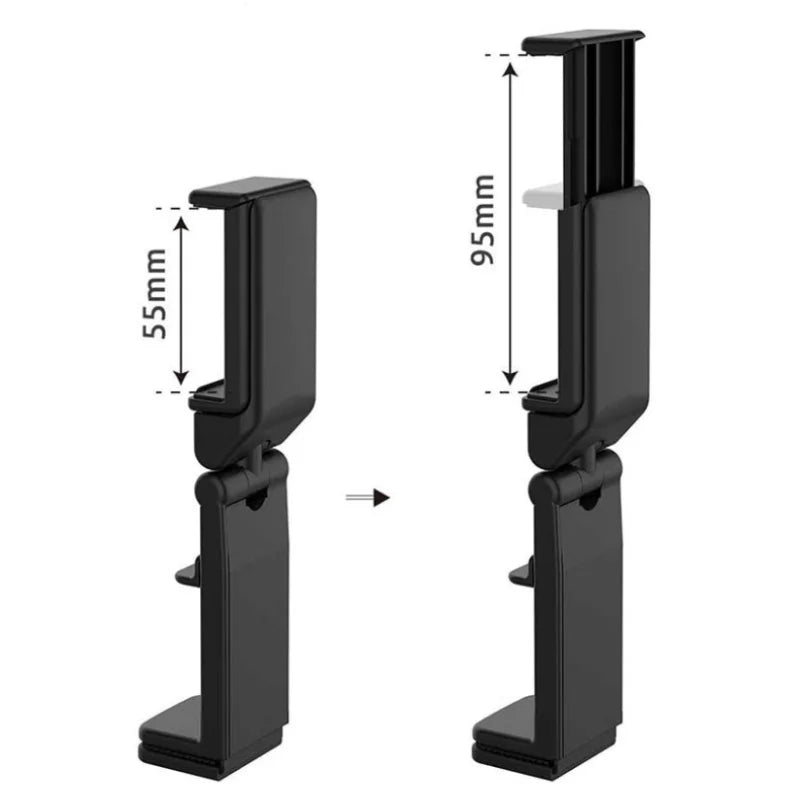 Multifunctional Phone Holder Clip Airplane Train Seat Mount Foldable Phone Stand Portable Mini Bracket Travel Phone Support