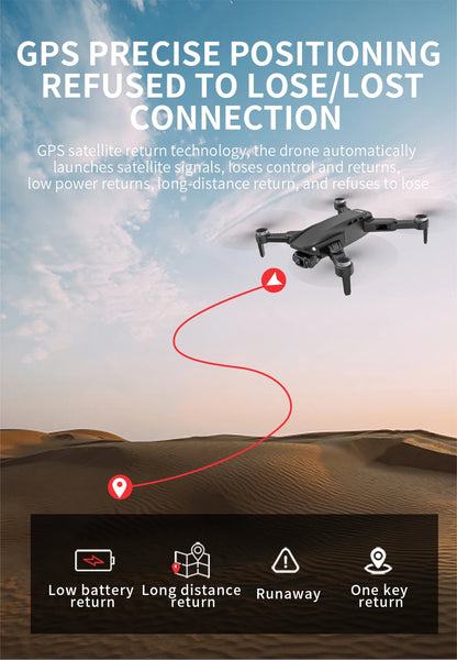 L900 PRO SE GPS Drone – 4K Dual Camera, 5G WiFi FPV, Brushless Motor, Foldable Quadcopter
