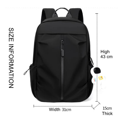 Fashion 35L High Capacity Waterproof Backpack – Trendy Laptop School Travel Bag for Men and Women
