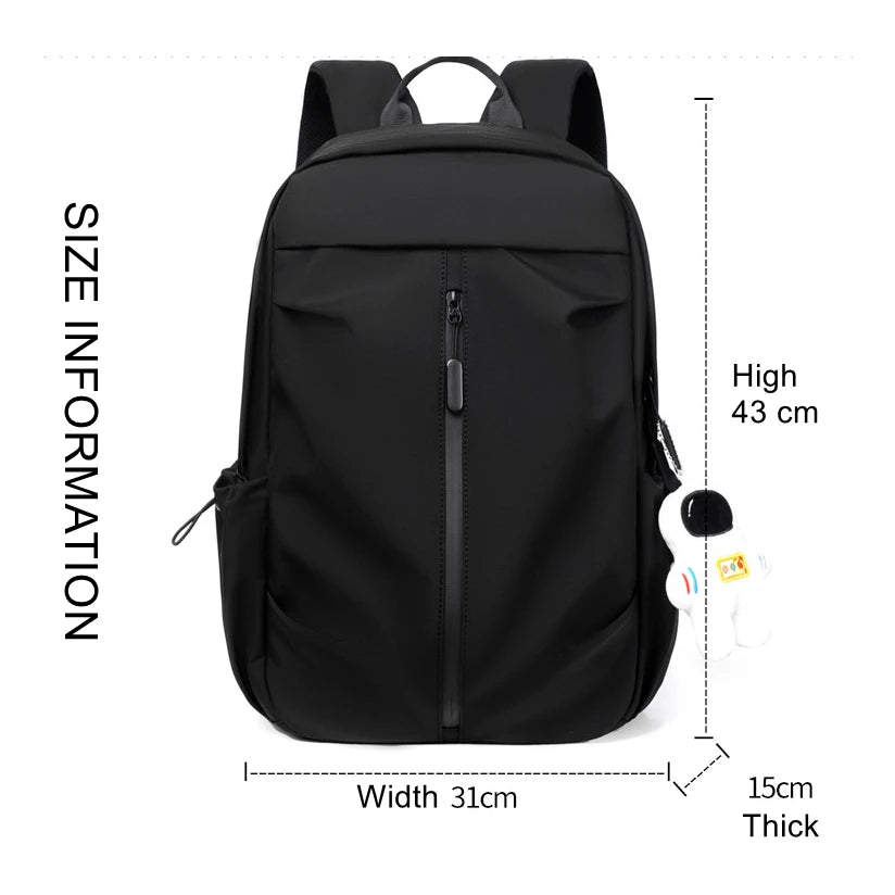 Fashion 35L High Capacity Waterproof Backpack – Trendy Laptop School Travel Bag for Men and Women