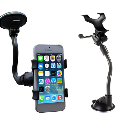 360 Rotate Sucker Car Phone Holder Flexible Mount Stand Mobile Cell Support For iPhone Samsung Xiaomi Clip Phone Holder in Car