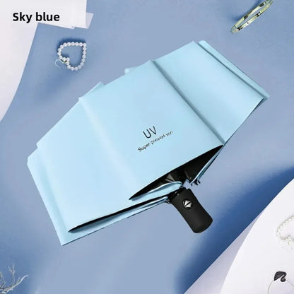 ☀️☔ Automatic UV Protection Umbrella – Three-Fold, Windproof & Customizable for Business & Travel! 🌦️✨