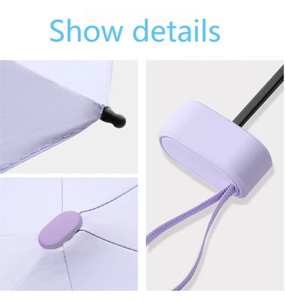 Mini Umbrella Capsule Umbrella Sunny and Rainy Dualuse Rainproof Sun Protection Outdoor Traveling Portable Parasol Umbrella
