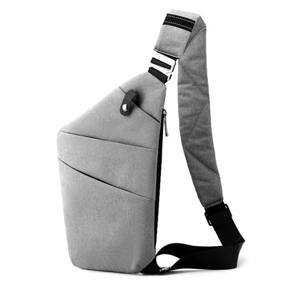 Men's Anti-Theft Travel Crossbody Bag – Mini Waterproof Sling Chest Bag for Everyday Use