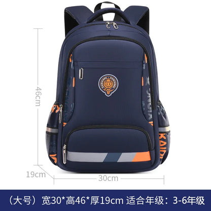 Waterproof Orthopedic School Backpack – Durable & Comfortable Book Bag for Boys & Primary Students!
