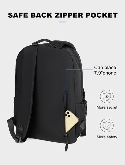 Fashion 35L High Capacity Waterproof Backpack – Trendy Laptop School Travel Bag for Men and Women