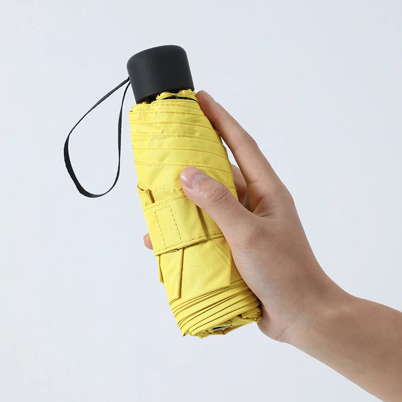 ☀️☔ Ultra-Light Mini Pocket Umbrella – Compact, Windproof & UV-Protective for Travel & Outdoor Use! 🌦️✨
