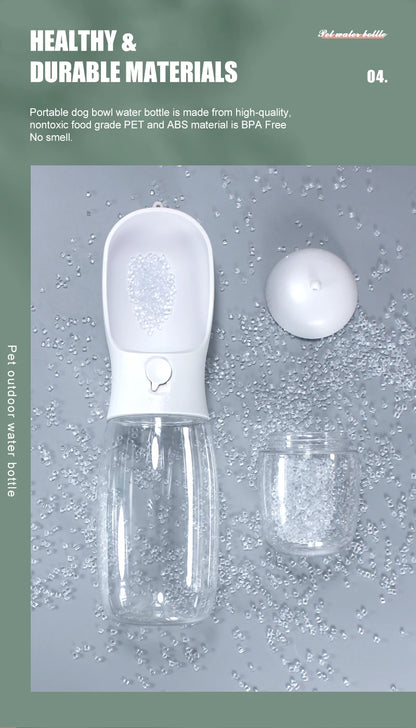 Dog Water food Bottle Portable Travel Pet Drinker Dog Bowl Food Cat Fountain Outdoor Walking Drinking Bottle Dogs Feeder