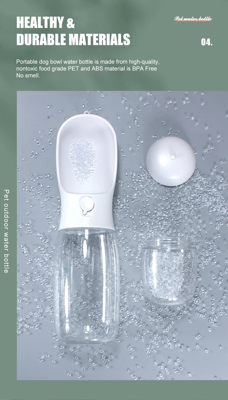 Dog Water food Bottle Portable Travel Pet Drinker Dog Bowl Food Cat Fountain Outdoor Walking Drinking Bottle Dogs Feeder