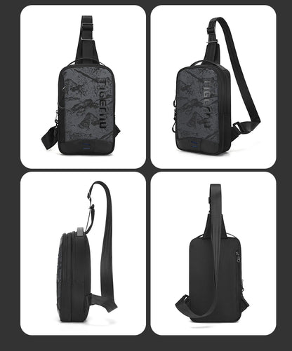 Men's Cool Style Chest Bag – Lightweight Crossbody Shoulder Bag with Lifetime Warranty