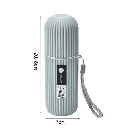 Portable Toothbrush & Toothpaste Holder – Travel Camping Storage Case for Hygiene & Convenience