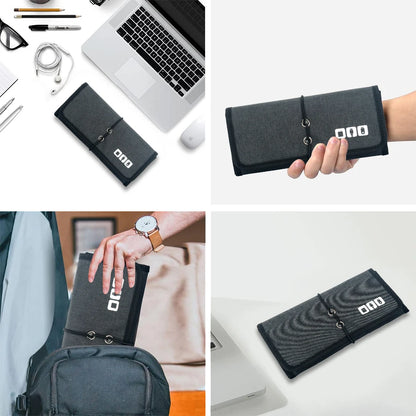 Multifunctional Travel Digital Cable Storage Bag – Lightweight, Waterproof, Portable Organizer for Electronic Accessories