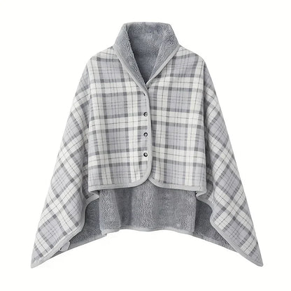 Cozy Wearable Flannel Blanket – Soft, Warm & Perfect for Home, Office & Travel Comfort!