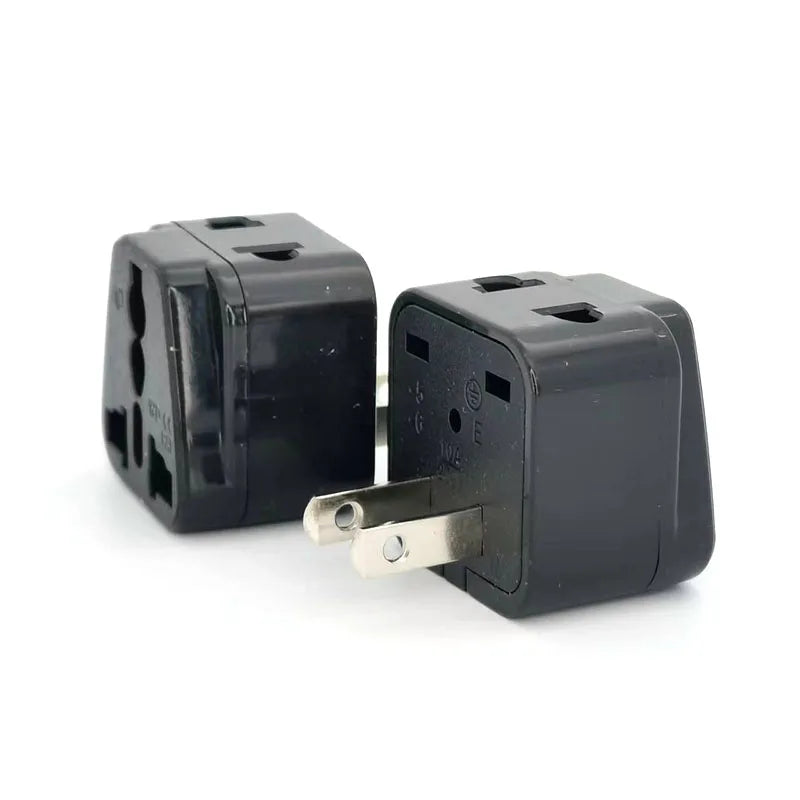 Universal Japan America 2 in 1 EU UK AU to US Travel Adapter Plug Type A/B Canada Thailand Electric Power Charger Convert Plug