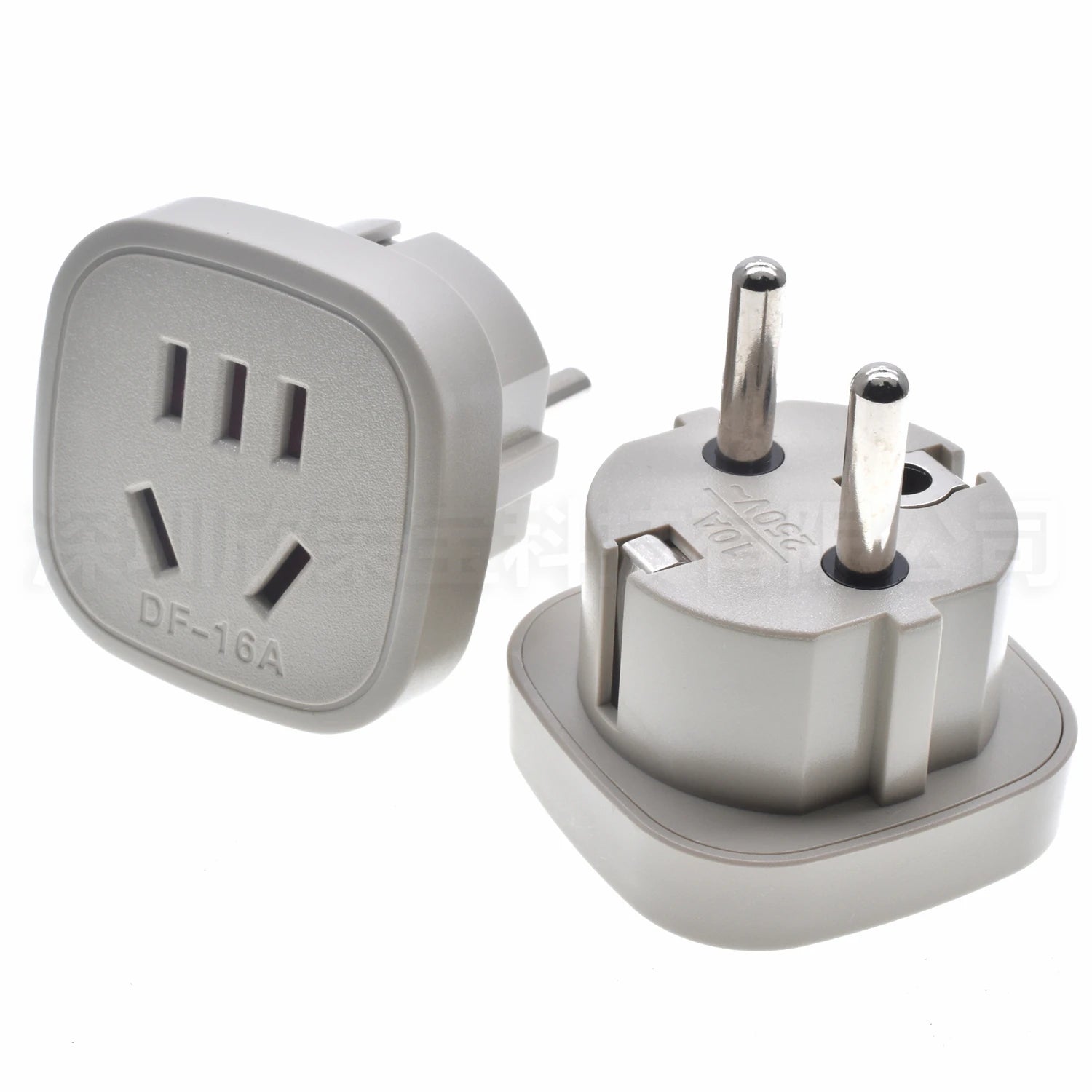 US AU to EU Plug Adapter Type-I Type-A to Type-F Power Converter Australia China to Schuko European Travel France Korean Russia